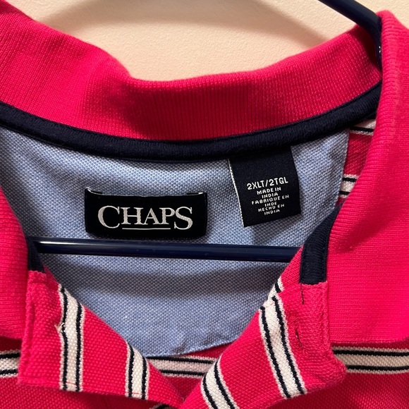 Chaps Red Striped Men's Shirt - Picture 3 of 3